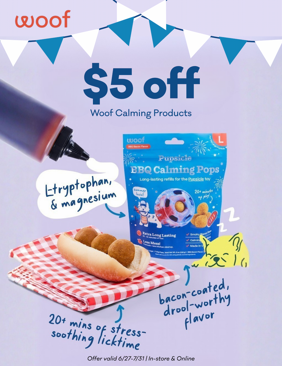 Save on Calm 4 Woof