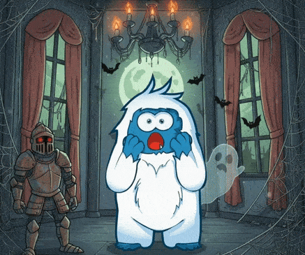 screenshot of the Witty Yeti X feed on a fall foliage background