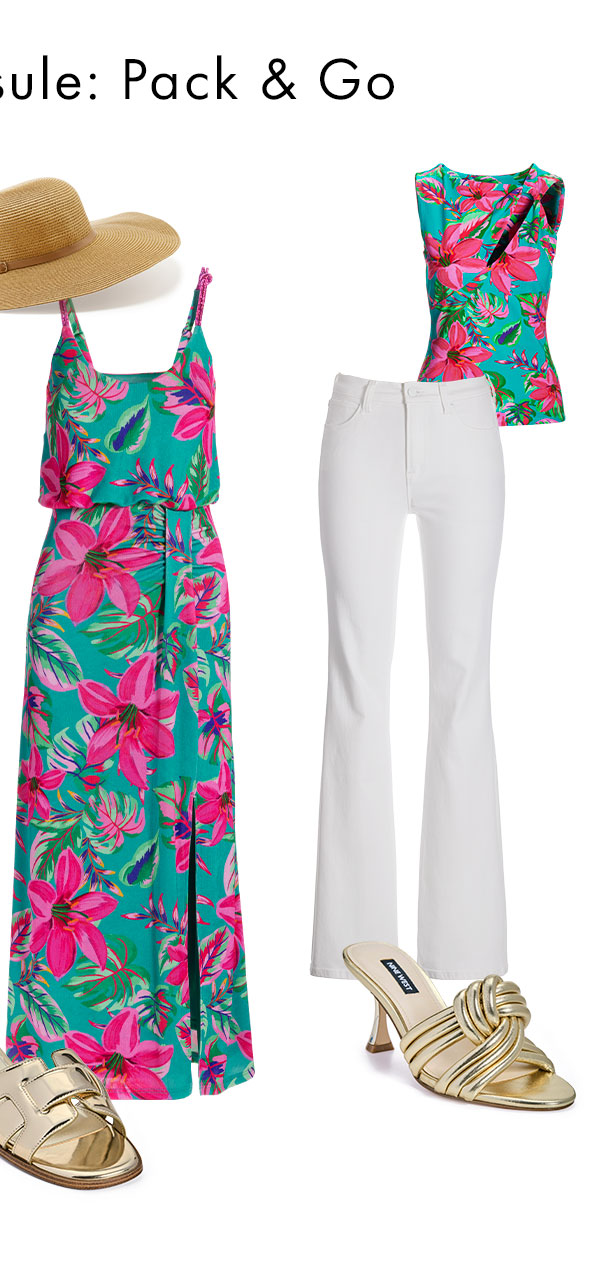 Crystal Strap Slinky Maxi Dress