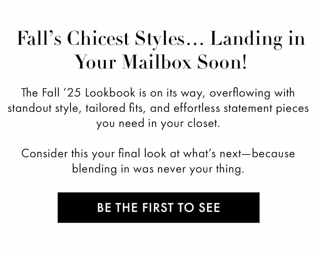 Be First To See