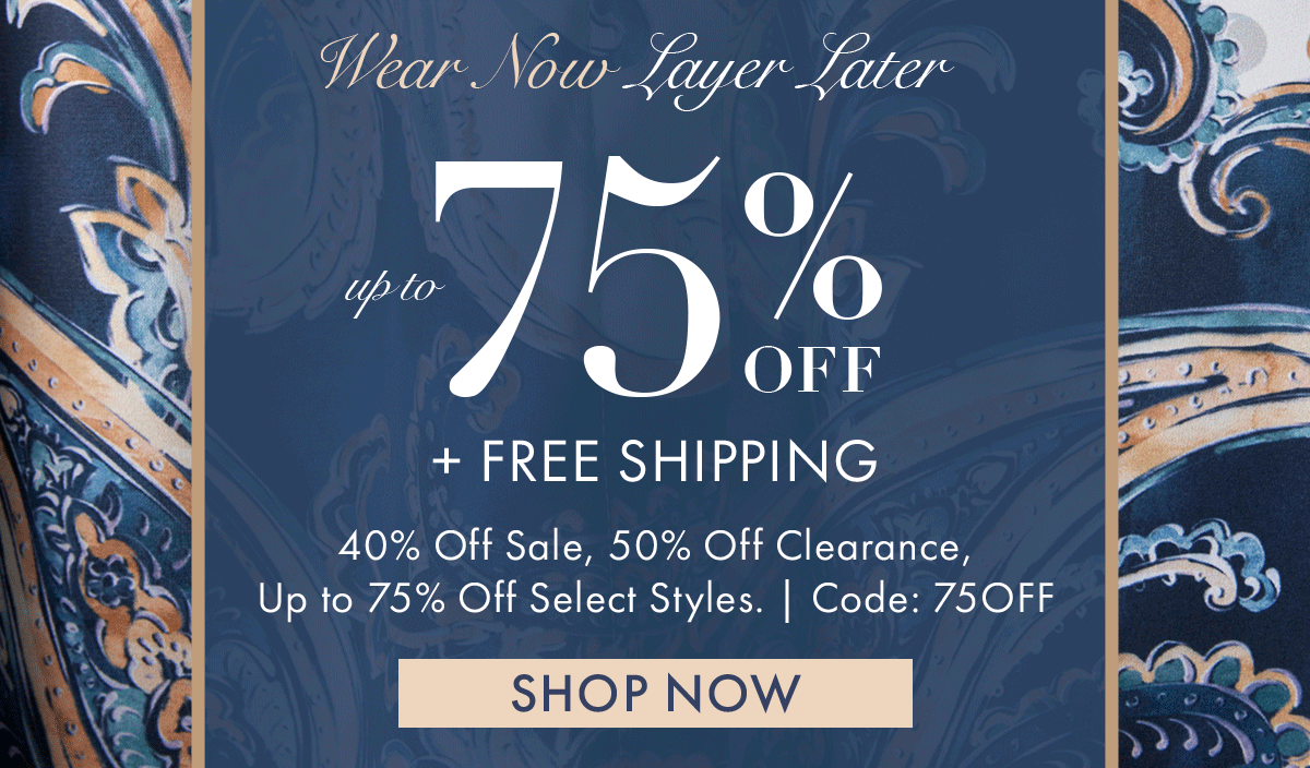 Shop up to 75% Off