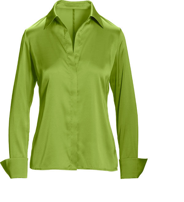 Sophia Button-Up Charmeuse Blouse