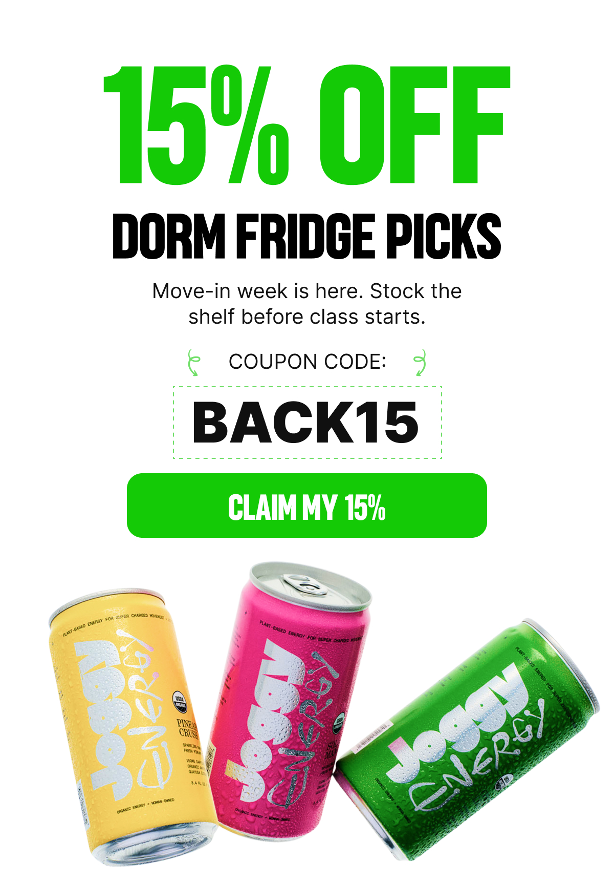 15% Off Dorm Fridge Picks