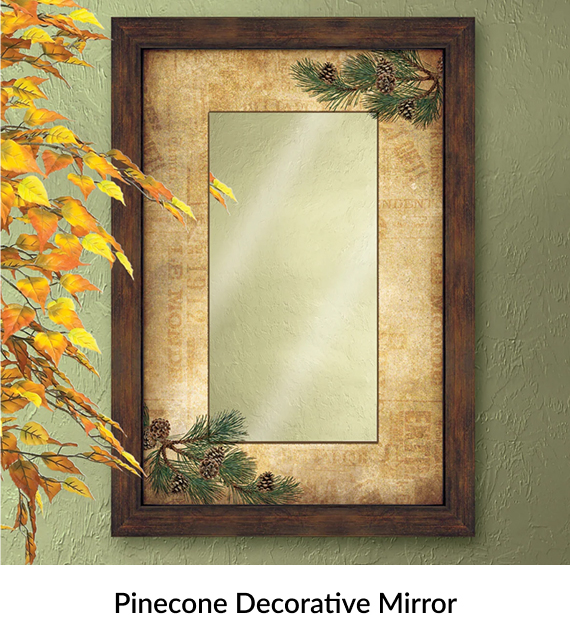 Pinecone Decorative Mirror