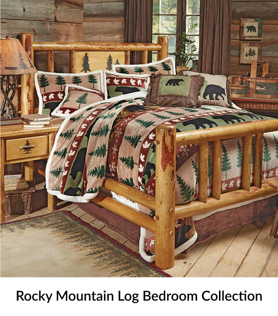 Rocky Mountain Log Bedroom Collection
