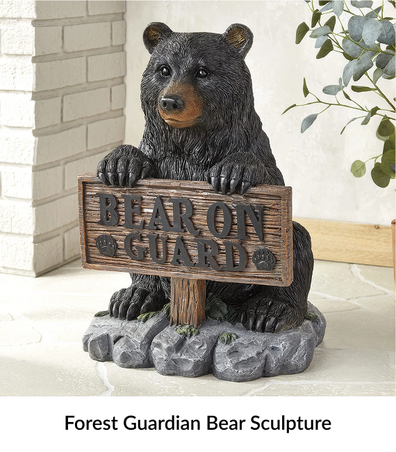 Forest Guardian Bear Sculpture