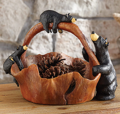 Playful Bears Basket