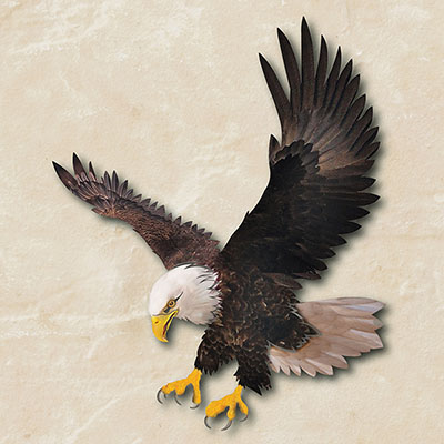 Eagle Flight Metal Wall Art