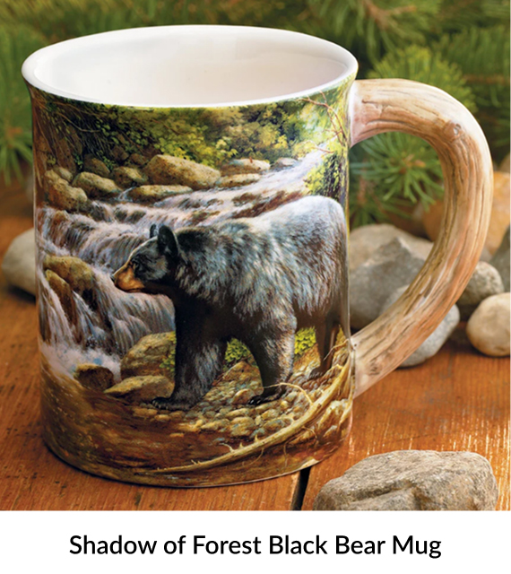 Shadow of Forest Black Bear Mug