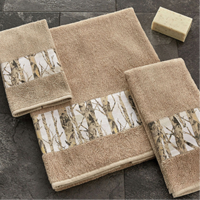 Birch Trees Bath Towel