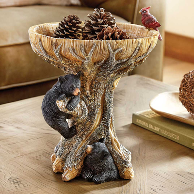 Woodland Bear Centerpiece Bowl