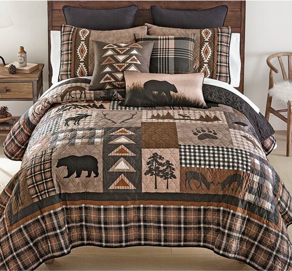 Mountain Shadow Lodge Quilt Bedding Collection