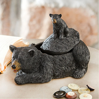 Bear Family Keepsake Trinket Box