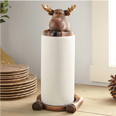 Whimsical Moose Paper Towel Holder