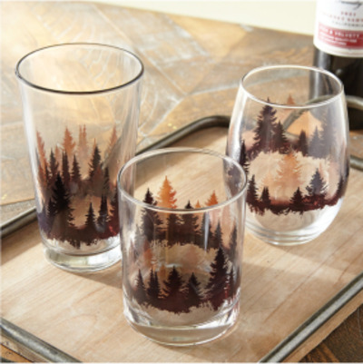 Misty Forest Glassware