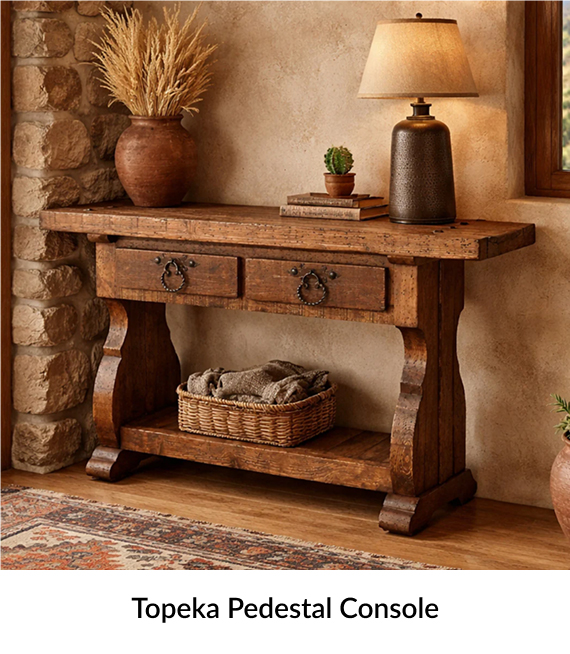Topeka Pedestal Console