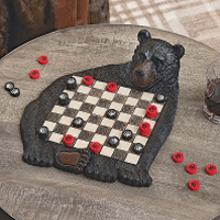 Black Bear Checkerboard Set