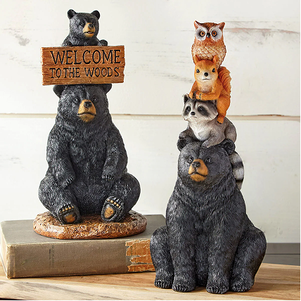 Wildlife Totem Sculptures