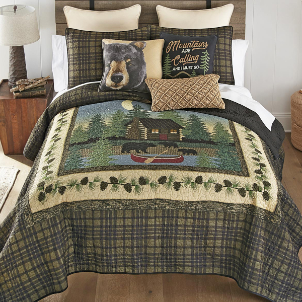 Black Bear Lake Retreat Quilt Bedding Collection