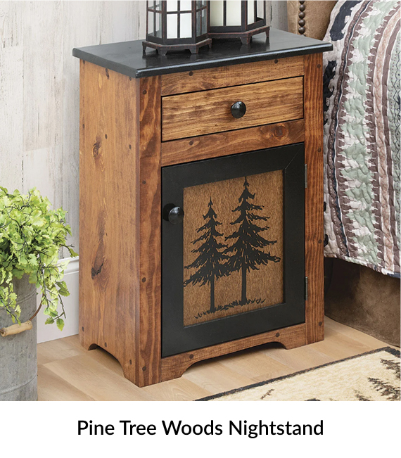 Pine Tree Woods Nightstand
