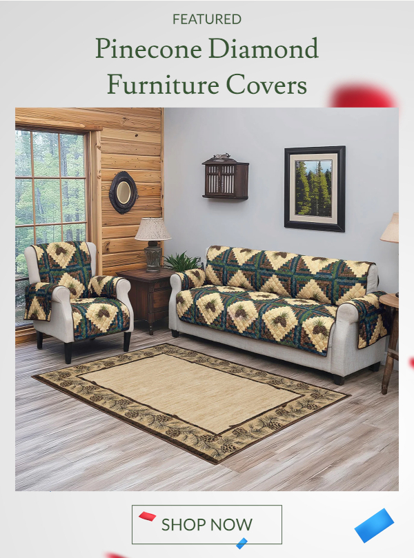 Pinecone Diamond Furniture Covers | Shop Now
