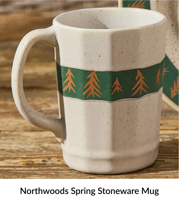 Northwoods Spring Stoneware Mug