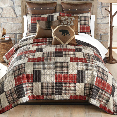 Dakota Plaid Quilt Bedding Collection