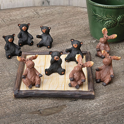 Bears vs Moose Tic Tac Toe Game