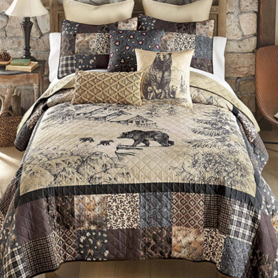 Bear Chalet Quilt Bedding Collection
