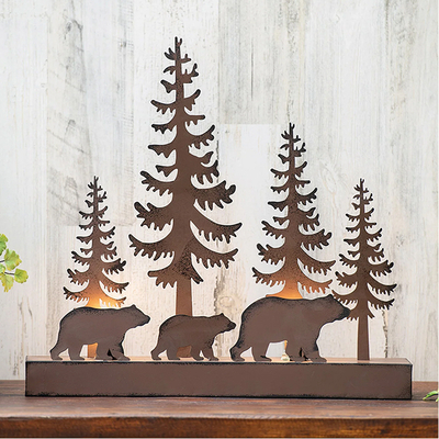 Bear Family Metal Accent Light