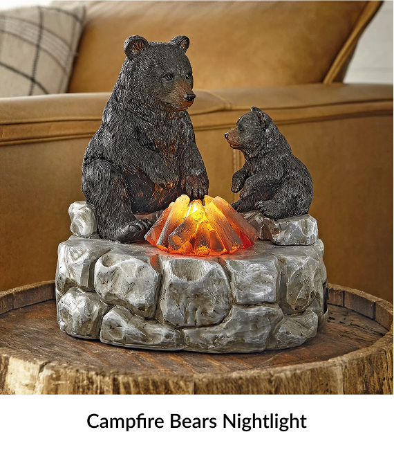 Campfire Bears Nightlight