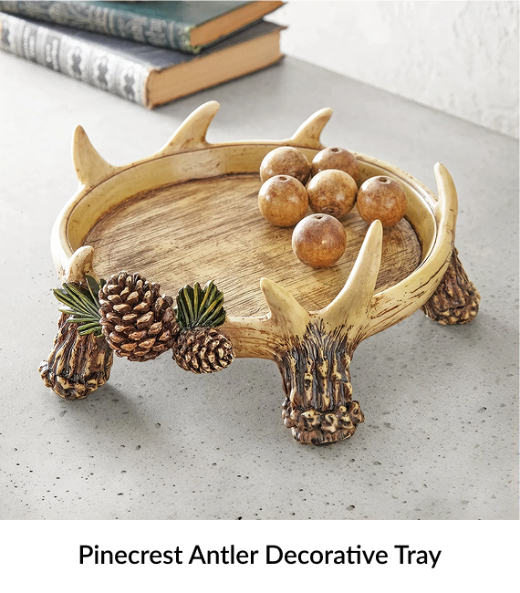  Pinecrest Antler Decorative Tray 