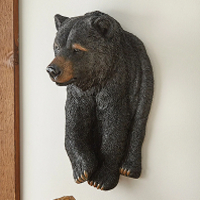 Walking Bear Wall Sculpture