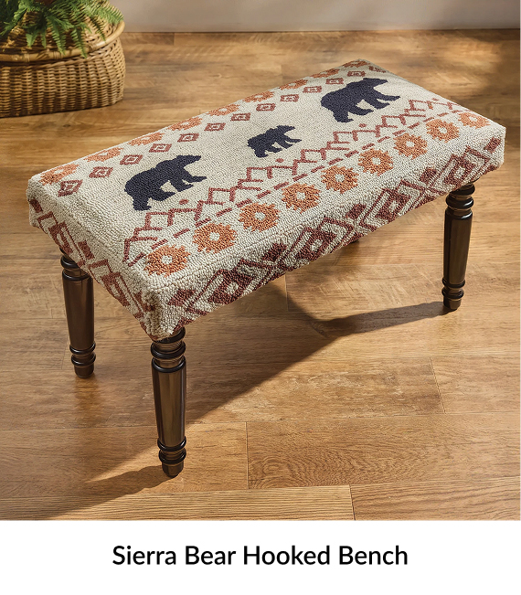 Sierra Bear Hooked Bench