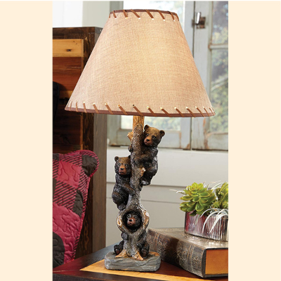 Bears in a Tree Table Lamp