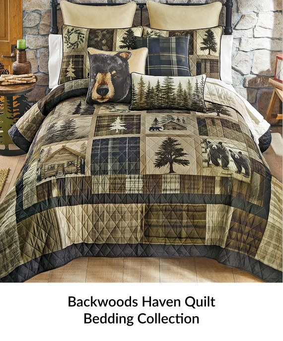 Backwoods Haven Quilt Bedding Collection