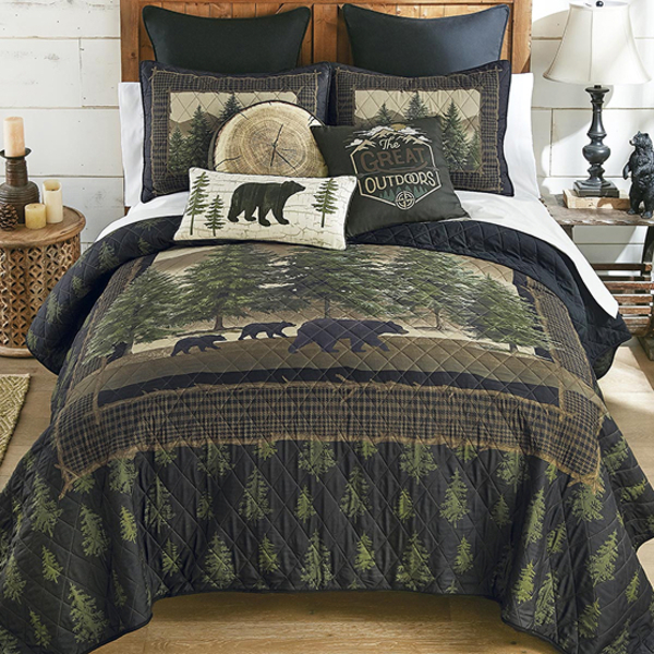 Spruce Bear Quilt Bedding Collection