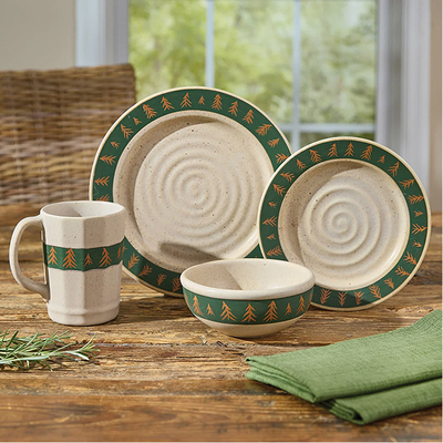 Northwoods Spring Stoneware Dinnerware