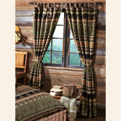 Timber Woods Moose & Bear Drapes