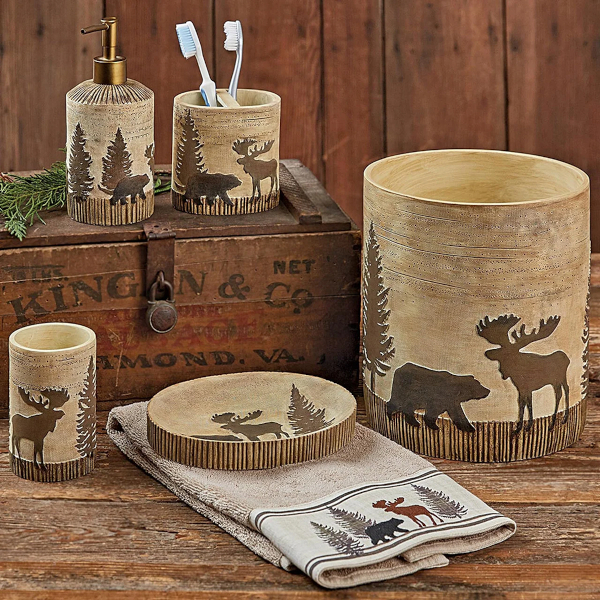 Woodland Moose & Bear Bath Accessories | Shop Now