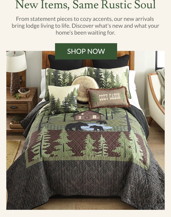 New Items, Same Rustic Soul | Shop Now