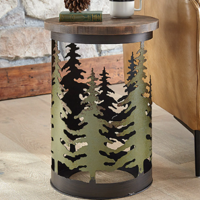 Pine Woods End Table