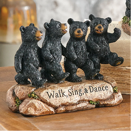 Forest Bears Dancing Sculpture