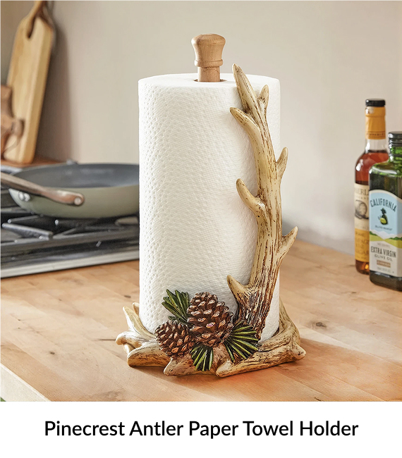 Pinecrest Antler Paper Towel Holder