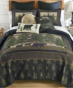 Spruce Bear Quilt Bedding Collection