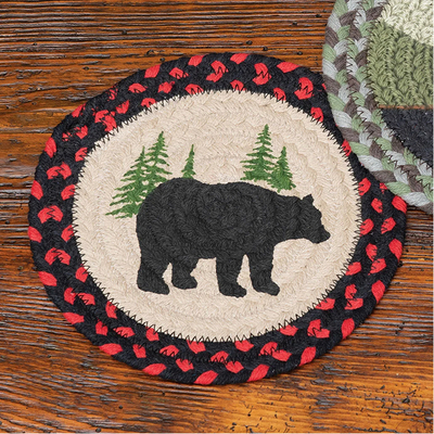 Bear Silhouette Braided Trivet