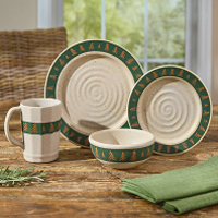 Northwoods Spring Stoneware Dinnerware