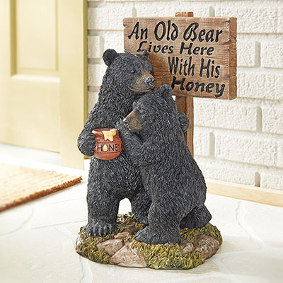 Honey Forever Bear Sculpture