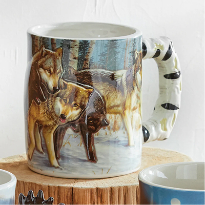 Timber Wolf Mug