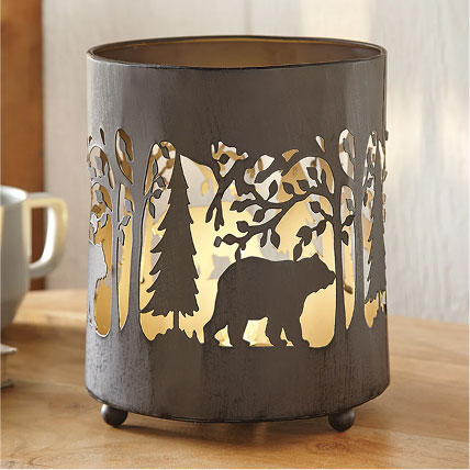 Bear Shadow Tree Canister Light